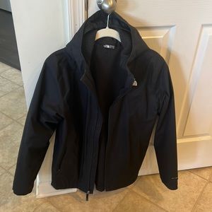 The North Face jacket, boys size XL (18-20), black.